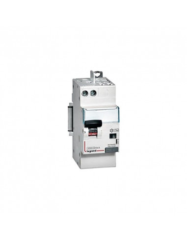 Disjoncteur différentiel DX³4500 arrivée haute vis départ haut auto.U+N 230V~ 25A type AC 300mA 2 modules LEGRAND 410731