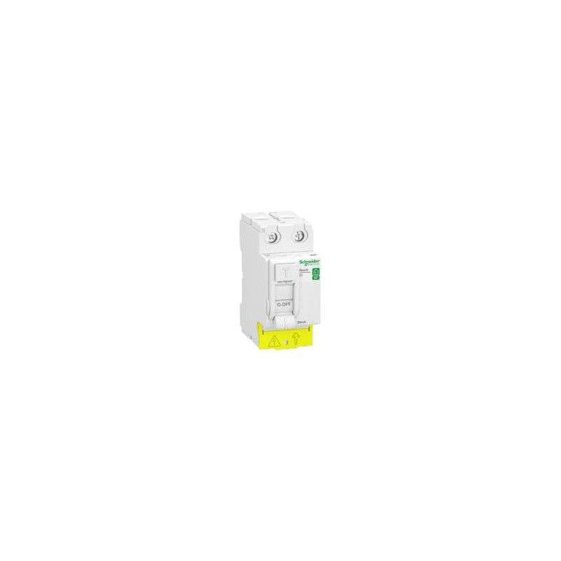 Resi9 XP inter différentiel 2P 63A 30mA Type AC peignable alim bas SCHNEIDER R9PRC263