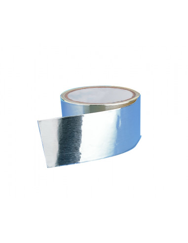 Bande aluminium adhésive, longueur 50 m, largeur 50 mm br Utilisation en intérieur S&P (UNELVENT) 992797