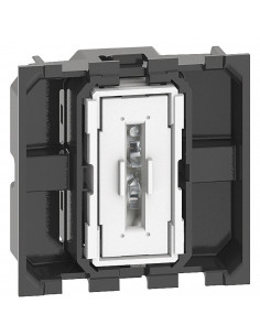 Poussoir Living Now contact NO 2 modules  BTICINO BTK4005M2A 2