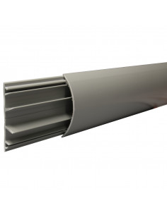 Passage de plancher PVC 3 compartiments 75x18mm Gris LEGRAND 030093
