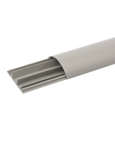 Passage de plancher PVC 3 compartiments 75x18mm Gris LEGRAND 030093