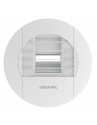 Bouche hygro BHC 10 à 45-135 m3/h 230 V Bouton poussoir A griffe ATLANTIC 527694