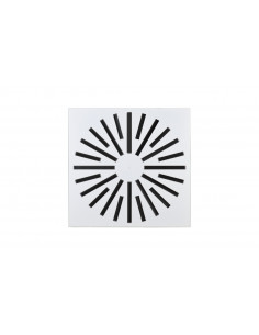 Diffuseur à jet hélicoïdal DFH2 675 x 675 mm ailettes blanches ATLANTIC 697973