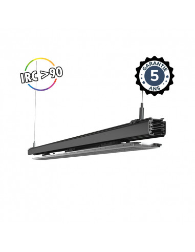 IDYLINE REGLETTE RAIL 40/36/32/28W 4000K 90° 1200mm IRC90 60000H 5A MIIDEX LIGHTING 100692
