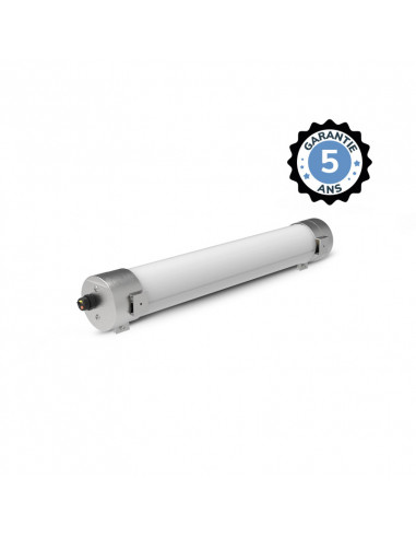 TUBA II 600MM OPAL 17W 4KK 150lm/W L80B10 50000h + DETECTEUR HF 5A MIIDEX LIGHTING 100727