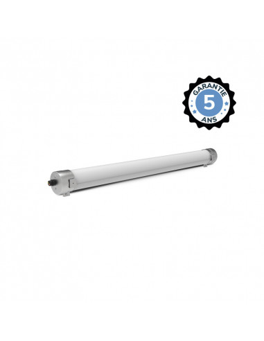 TUBA II 1200MM OPAL 35W 3KK 150lm/W L80B10 50000h + DETECTEUR 5A MIIDEX LIGHTING 100730
