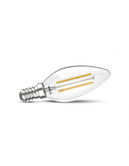 LED FIL COB FLAMME E14 2W 4000K CLR MIIDEX LIGHTING 100821