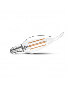 LED FIL COB COUP DE VENT E14 2W 2700K CLR MIIDEX LIGHTING 100824