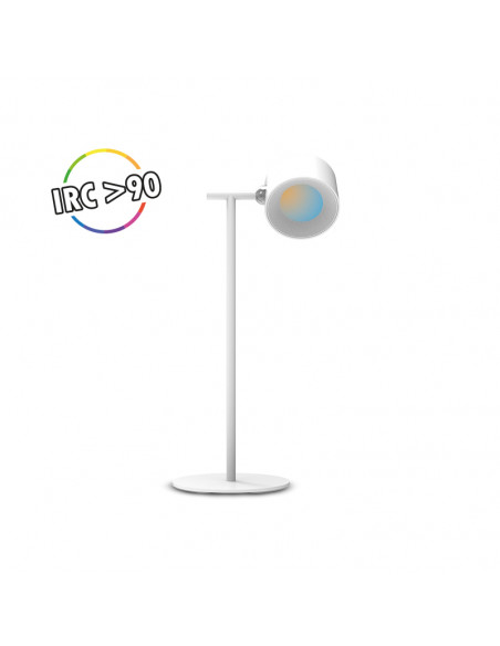 SUN LAMPE DE BUREAU 2W 3CCT DIM RONDE BLC  MIIDEX LIGHTING 100863
