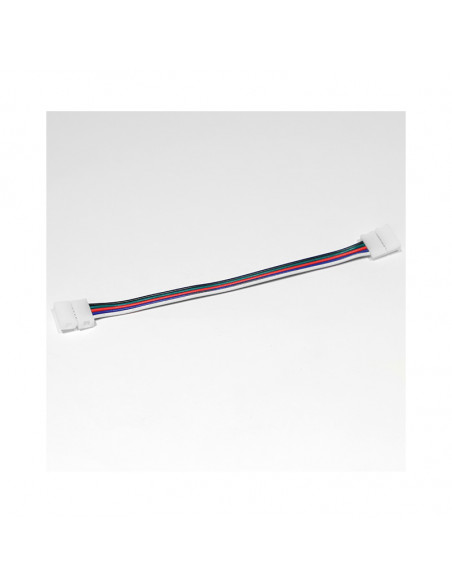 BANDEAU CONNECT DROIT D/F AVEC CABLE PR BANDEAU RGB+W IP20 10MM MIIDEX LIGHTING 100898