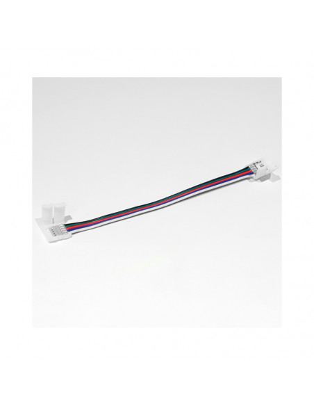 BANDEAU CONNECT DROIT D/F AVEC CABLE PR BANDEAU RGB+W IP20 10MM MIIDEX LIGHTING 100898