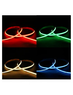 BANDEAU COB 5W/M RGB + CONTROLEUR + TELECOMMANDE + ALIM MIIDEX LIGHTING 100919