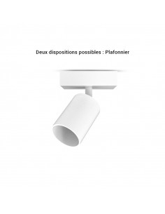 JASMIN APPLIQUE INT POUR 1XGU10 IP20 BLANC MIIDEX LIGHTING 101069