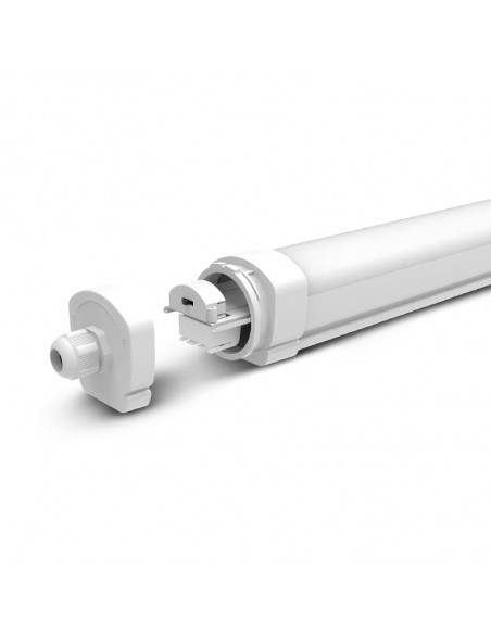DANUBE CCT II ETANCHE LED INT1815MM 58W 3CCT IP65 IK10 TRA 5A (X6) MIIDEX LIGHTING 101082