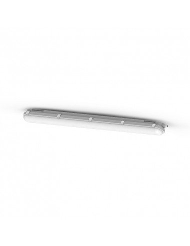 RHONE ETANCHE LED INT 1250X80MM 19-30W 6000K IP65 IK10 TRA 5ANS (X6) MIIDEX LIGHTING 101089