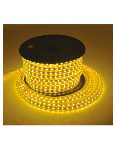 BOBINE LED 5050 1M 8W/M IP65 3000K+ ALIM MIIDEX LIGHTING 150043