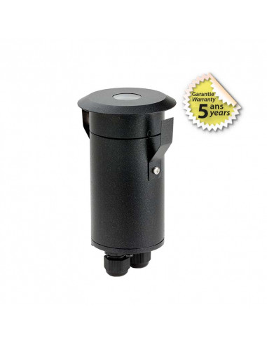 FLOW PROJECTEUR NR 78X146MM 4,5W 2900K IP67 IK09 7ANS MIIDEX LIGHTING 400063