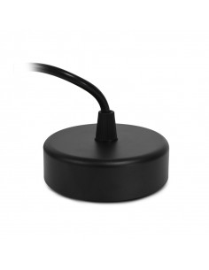ACACIA PATERE AVEC CABLE SUSPENSION SPOT SAILLIE GU10 CYLINDRE NOIR MIIDEX LIGHTING 68031