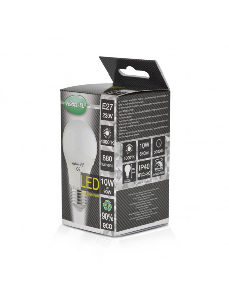 LED 8.5W BULB E27 4000K BOITE MIIDEX LIGHTING 73934