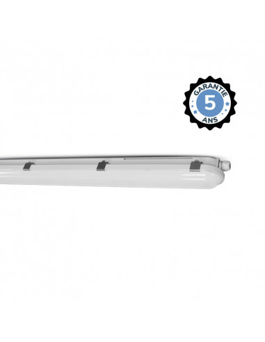 RHONE ETANCHE LED INT 1500 X 85MM 50W 3000K IP65 IK10 TRA 5A (X6) MIIDEX LIGHTING 758120