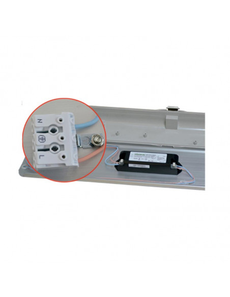 TAGE ETANCHE LED INT 1565 X 107MM 80W 4000K IP65 IK08 (X4) MIIDEX LIGHTING 7582