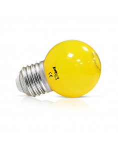 LED 1W BULB E27 JAUNE BOITE MIIDEX LIGHTING 7627