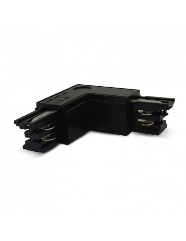 RAIL 3A CONNECT TRIPHASE COUDE L NOIR 230V MIIDEX LIGHTING 8243