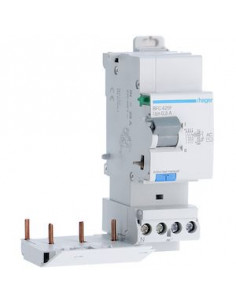 Bloc différentiel 3P+N 25A 300mA type AC HAGER BFC425F 2
