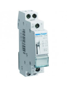 Télérupteur 1O+1F 24V HAGER EPN518