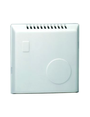 Thermostat ambiance bi-métal chauffe eau chauffage avec contact à ouverture avec voyant 230V HAGER 25800