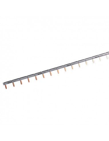 Peigne d'alimentation universel Phase/Neutre HX³ horizontale 1 Pôle ent.1,5 module 57 modules 1 mètre LEGRAND 404933