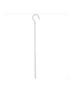 Piton Long. 150 mm Longueur totale 180mm dont 150mm sous collerette et 80mm de filetage EUR'OHM 53045 2