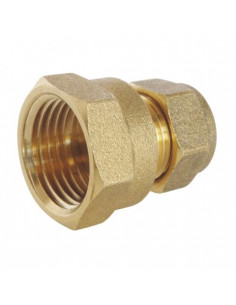 RACCORD F ET BICONE LAITON 12-12 17 53-12-12