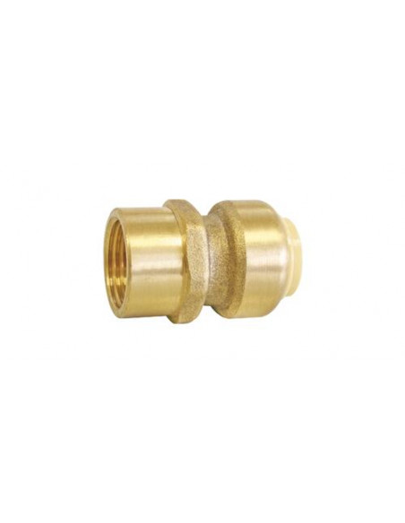 Raccord laiton à clipser à visser Ecrou tournant 16MM F1 2" PUSHFIT 101523618