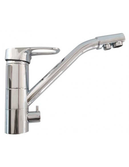 Robinet 3 voies chromé 105167