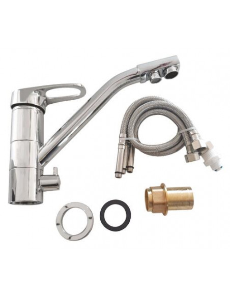 Robinet 3 voies chromé 105167