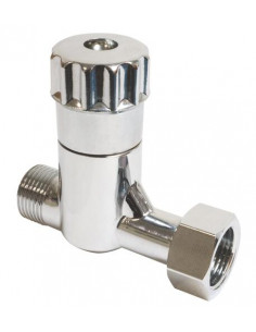 Robinet WC chromé droit anticalcaire 3 8" 106010207
