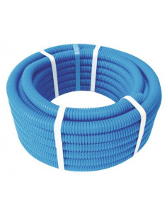 Tube P.E.R pré-gainé bleu PEX B diam 16 100M 1113-16-100S 2