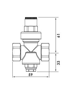 Réducteur de pression à piston - Spécial collectivités FF1 2" 14191-15 2