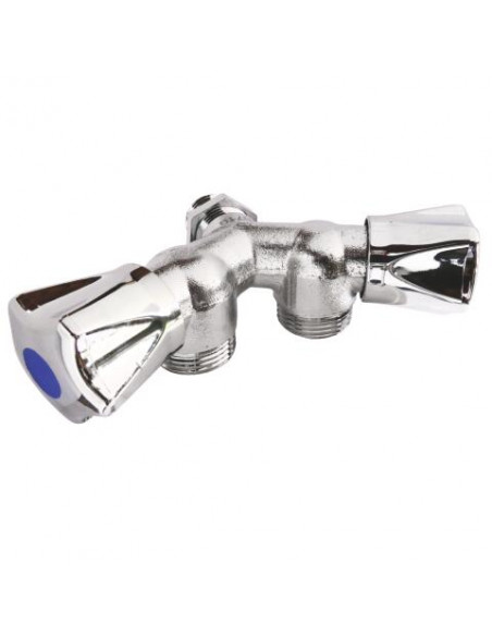 Robinet double en Y 1643-15