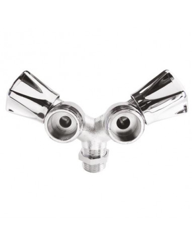 Robinet double en Y 1643-15
