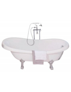 Baignoire style Rétro L170x P75 x H74cm 202510202 2