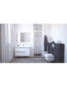 Porte battante ERIS2 70cm chrome 5mm 203010701 2