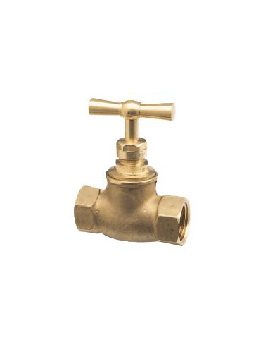 Robinet d'arrêt double femelle Potence 1 2" 2044-15