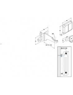 JEU DE 2 CONSOLES RAD ALU VIS & CHEVILLE 21720 2