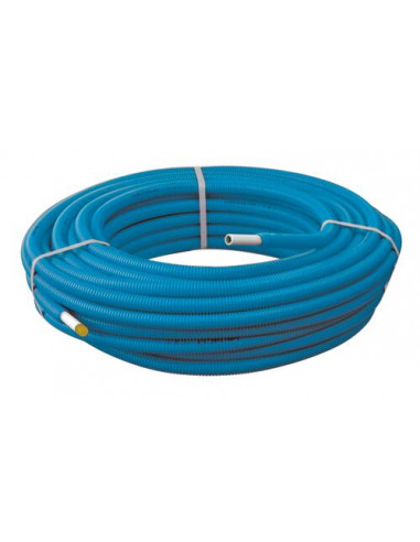 Tube multicouche pré-gainé bleu en Couronne diam 16 100M 2303-16-100