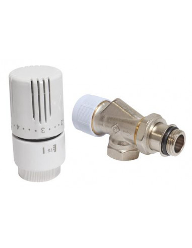 Robinet thermostatique Équerre Inversé à élément sensible liquide classe 1 15 21 2460-15