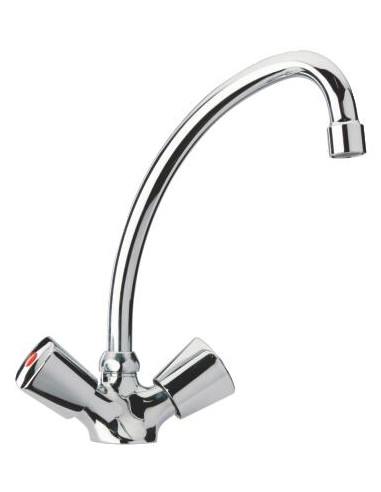 Melangeur evier bec tube tete cl 2700-4