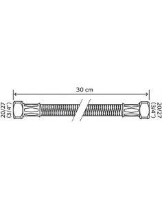 Flexible de raccordement sanitaire double femelle 300 FF3 4" 2985-53 2